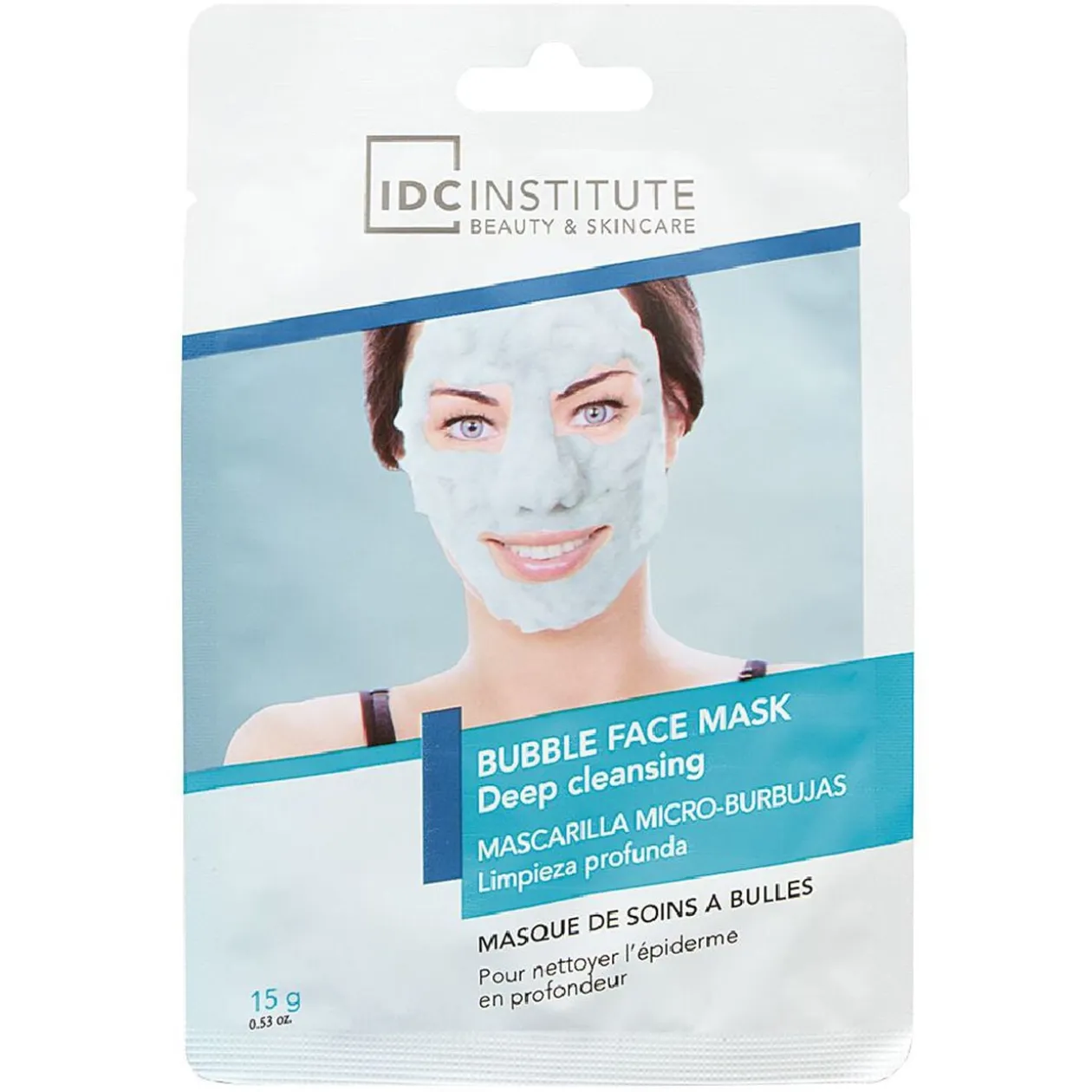 Masque de soin moussant pour le visage