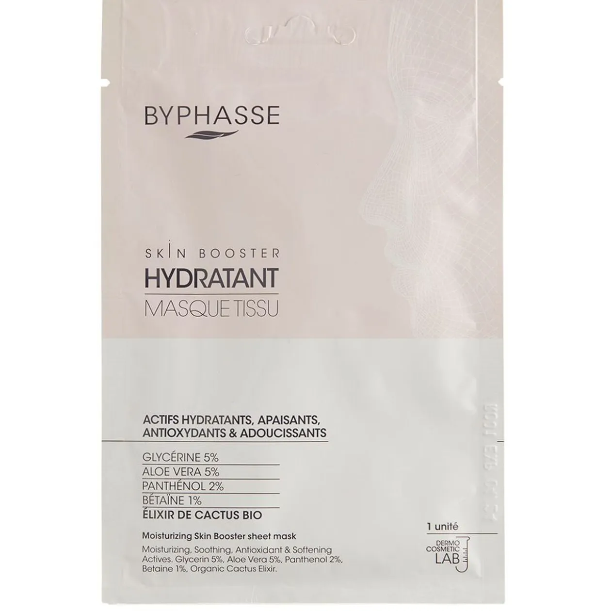 Masque en tissu Byphasse hydratant Skin Booster