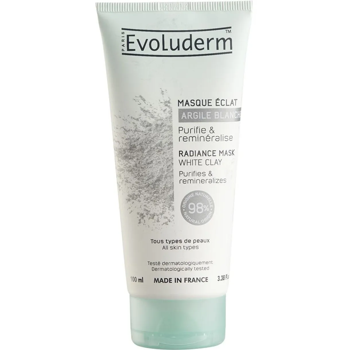 Masque Evoluderm éclat argile blanche 100 ml < Gifi Hot