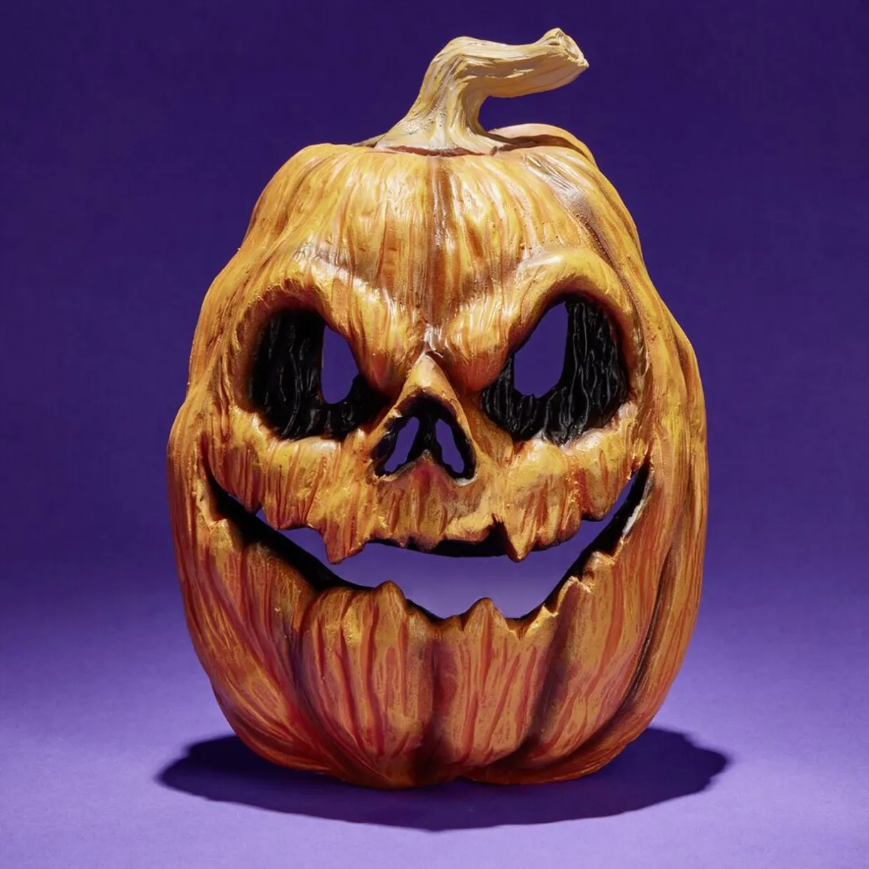 Masque Halloween citrouille effrayante orange < Gifi Best