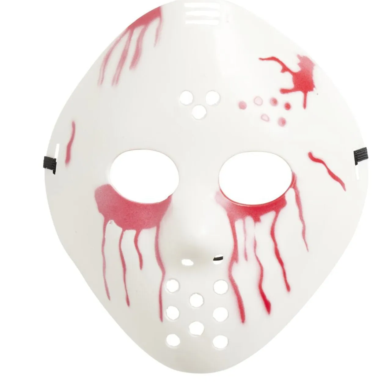 Masque Halloween serial killer avec sang dégoulinant (2 modèles)