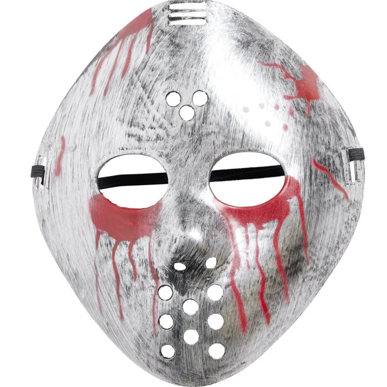 Masque Halloween serial killer avec sang dégoulinant (2 modèles)