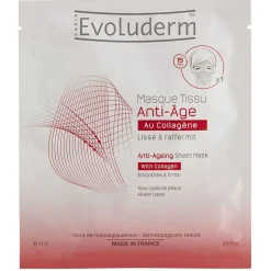 Masque tissu Evoluderm anti âge collagène
