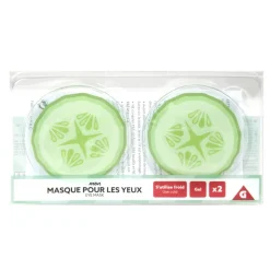 Masque yeux 1 paire rondelle de concombre < Gifi Best