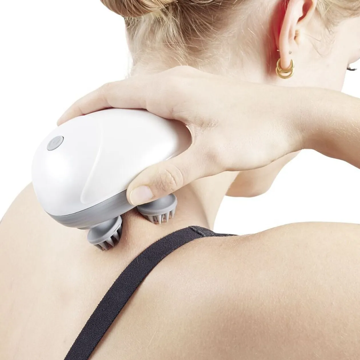Masseur rotatif électrique à 4 têtes