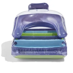 Matelas gonflable 3en1 Funky violet et vert L170x80cm < Gifi Outlet