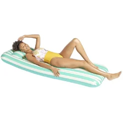Matelas gonflable à rayures 180x70cm - 3 modèles