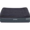 Matelas lit gonflable 2 personnes Intex bleu marine 203x152xH42cm