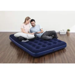 Matelas lit gonflable 2 personnes Bestway gonfleur intégré < Gifi Online