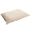 Matelas pour chien coton quadrillage orange et blanc Taille M 75x55xÉp8cm < Gifi New