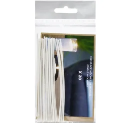 Mèche pour bougie x20 cire blanche < Gifi Best