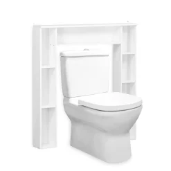 Meuble contour WC blanc < Gifi Best