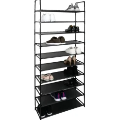 Meuble range-chaussures 10 niveaux 75x30x176cm < Gifi Online
