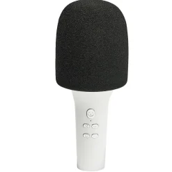 Micro pour karaoké 3en1 avec 3 effets de voix 5W L20cm < Gifi New