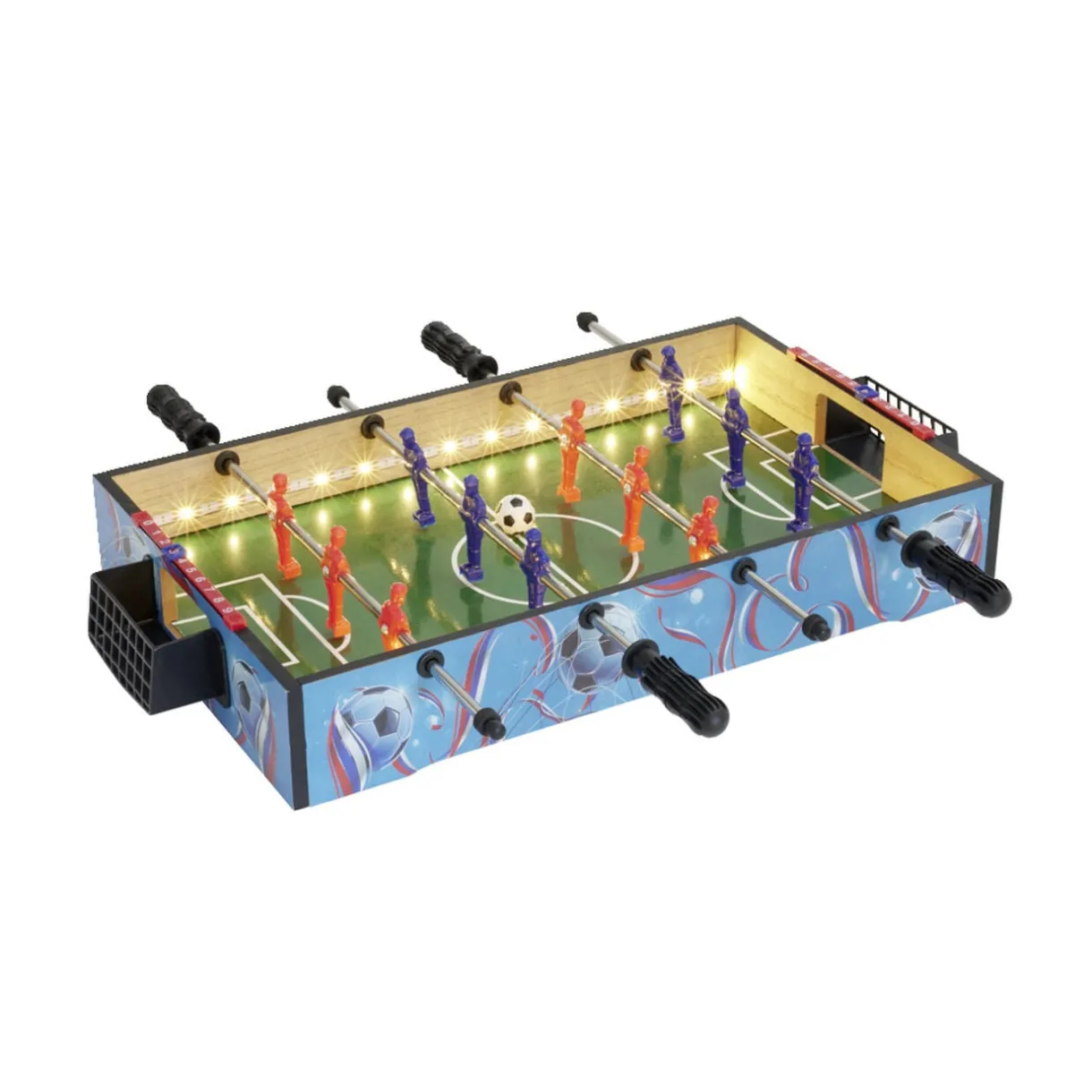 Mini babyfoot de table lumineux en bois pour enfant 51x31cm < Gifi New