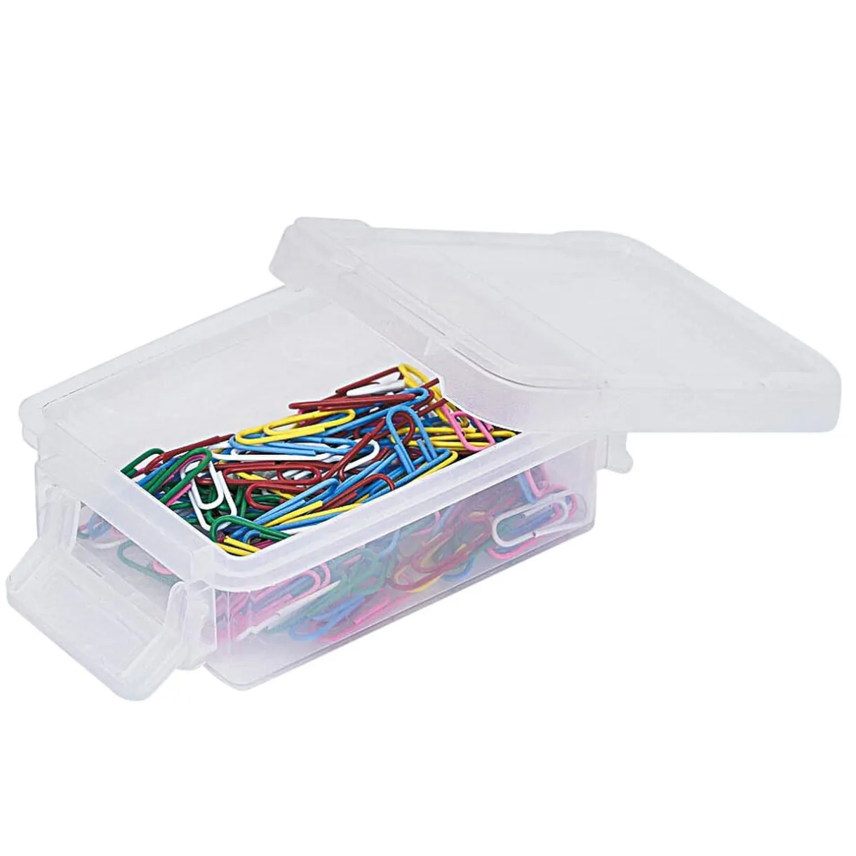 Mini boîte en plastique transparent fermeture clips 0,20L x2 < Gifi Outlet