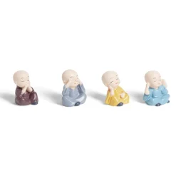 Mini bouddha façon sagesse x4 en polyrésine H5cm < Gifi Clearance