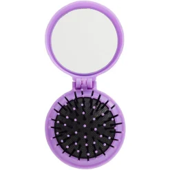 Mini brosse miroir rose