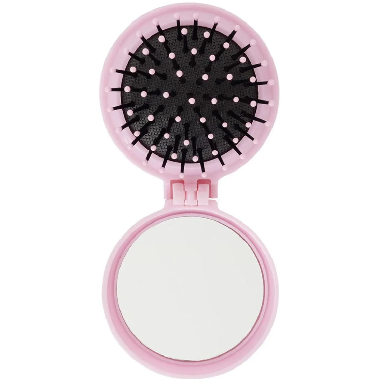 Mini brosse miroir rose