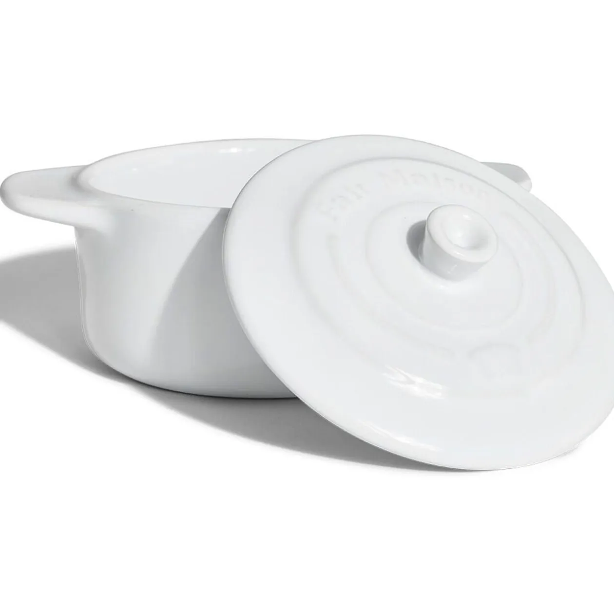 Mini cocotte individuelle en céramique avec couvercle (2 mdèles)