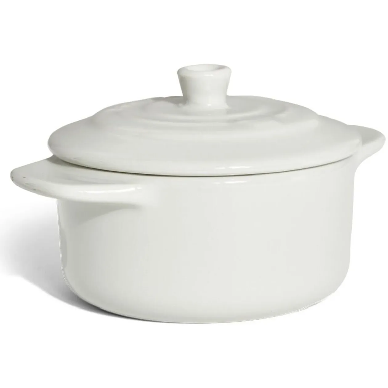 Mini cocotte individuelle en céramique avec couvercle (2 mdèles)