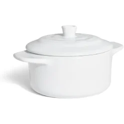Mini cocotte individuelle en céramique avec couvercle (2 mdèles)