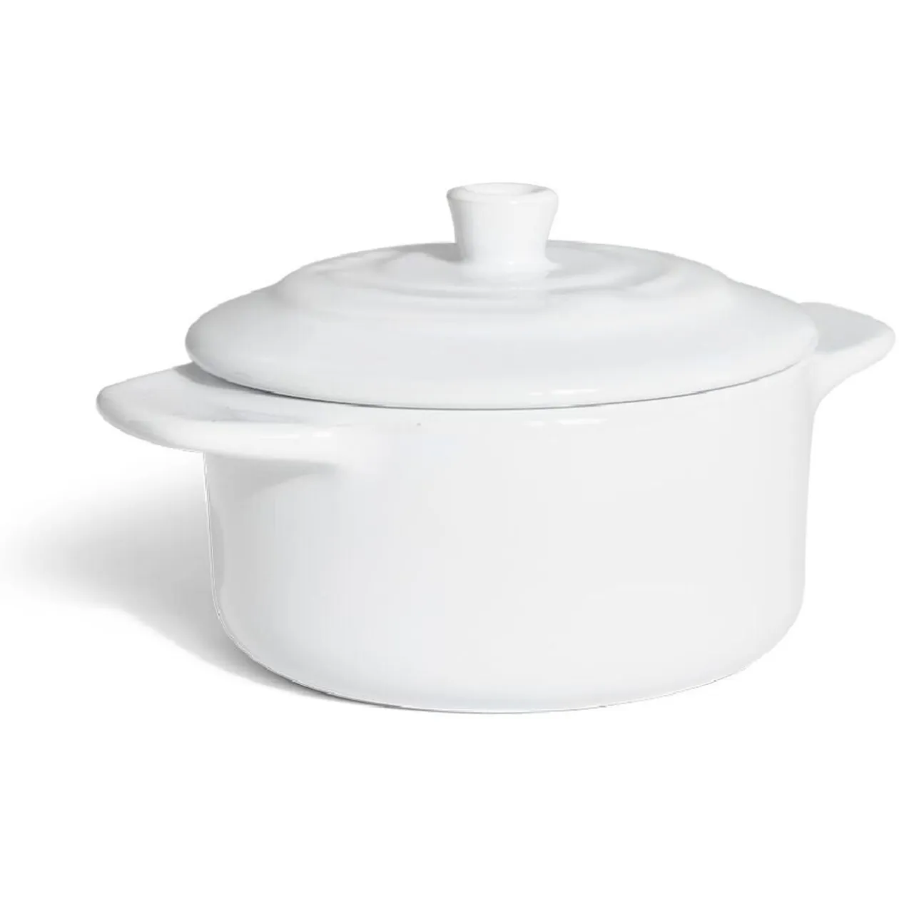 Mini cocotte individuelle en céramique avec couvercle (2 mdèles)
