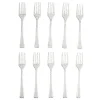 Mini fourchette plastique réutilisable x4 doré pailleté L6cm < Gifi