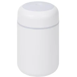 Mini humidificateur électrique USB plastique blanc Ø7,8xH11,9cm < Gifi Outlet