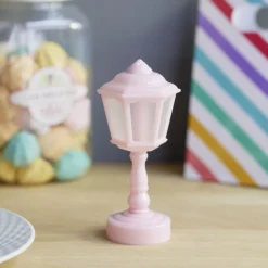 Mini lampe LED de bureau forme lampadaire Ø6xH14cm - 4 coloris