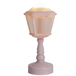 Mini lampe LED de bureau forme lampadaire Ø6xH14cm - 4 coloris