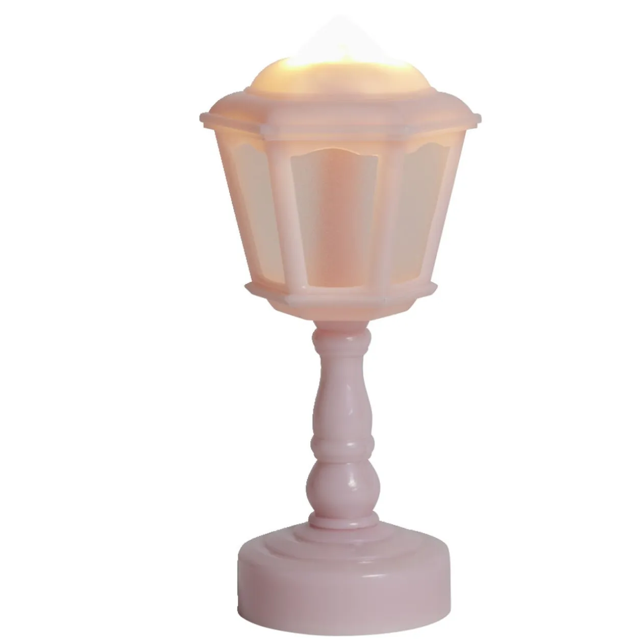 Mini lampe LED de bureau forme lampadaire Ø6xH14cm - 4 coloris