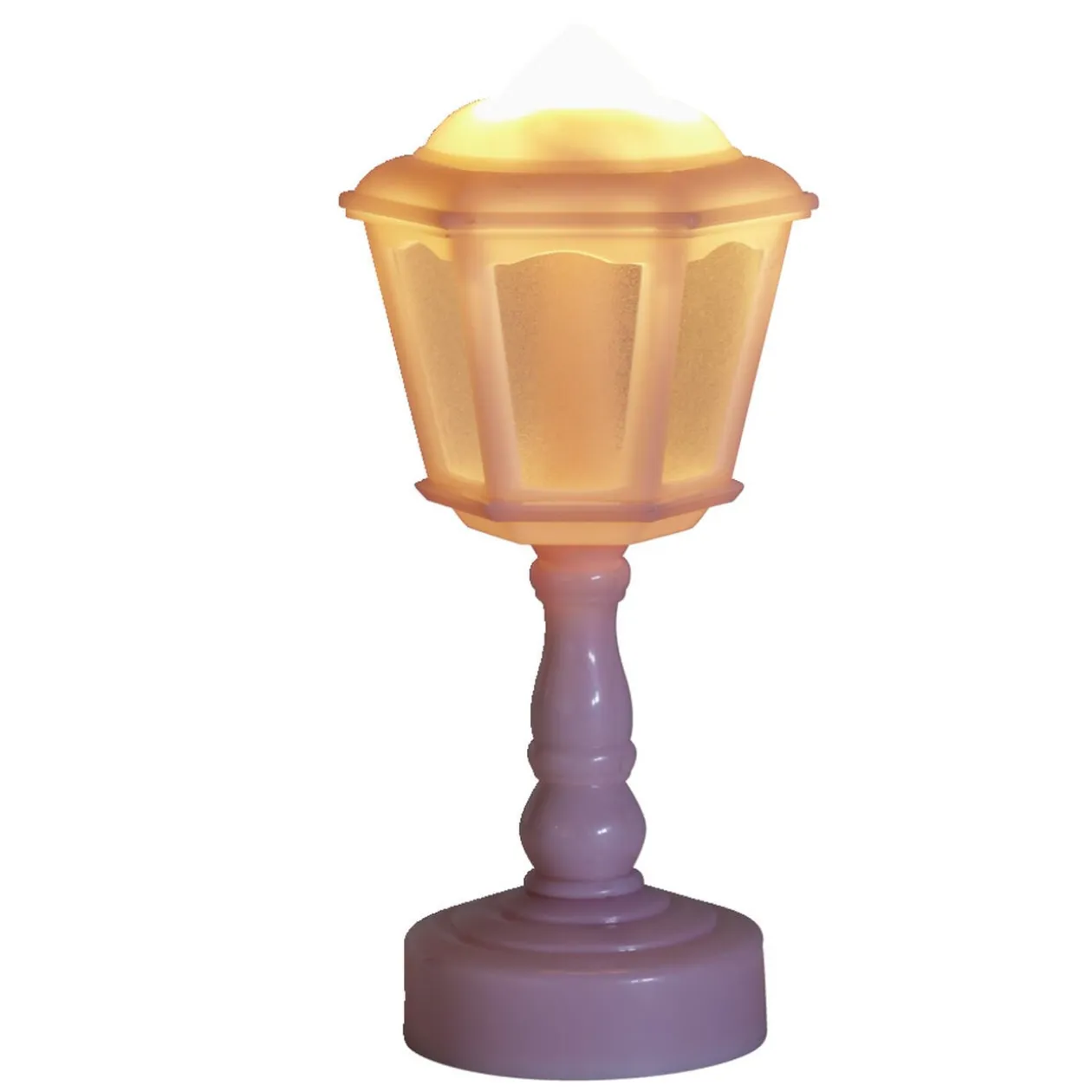 Mini lampe LED de bureau forme lampadaire Ø6xH14cm - 4 coloris