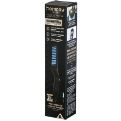 Mini lisseur 2en1 Homday barbe et cheveux avec peigne intégré < Gifi
