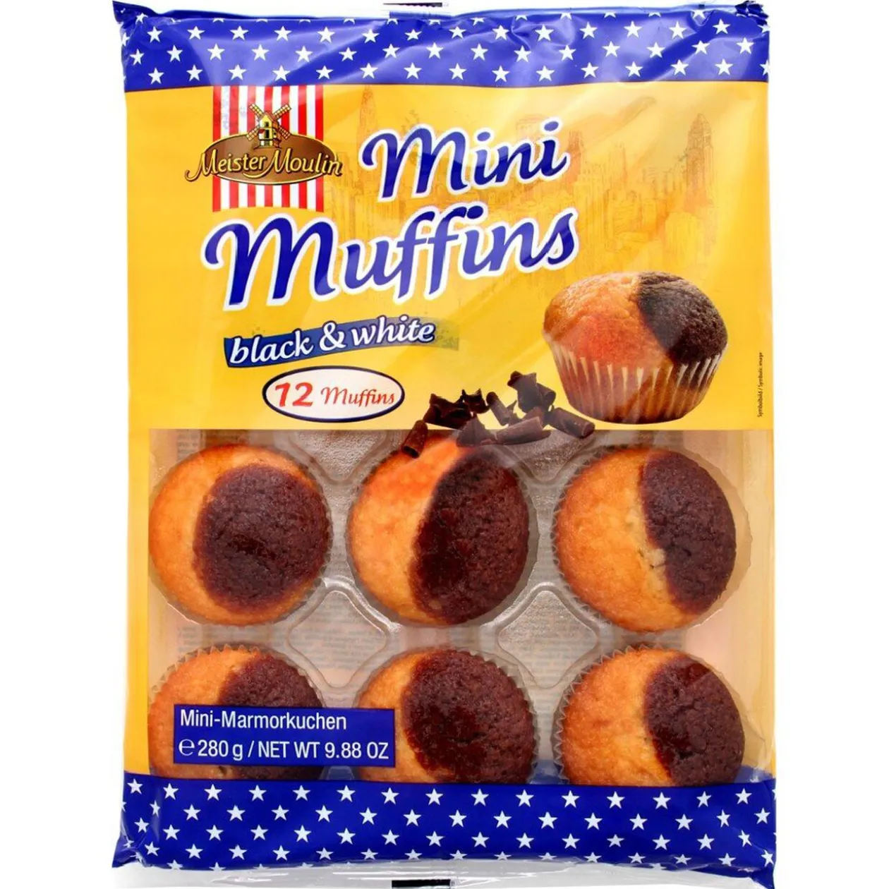 MINI MUFFINS MARBRÉ x 12