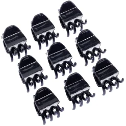Mini pince à cheveux noir L1,5cm x9