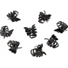 Mini pince design papillon noir x8 < Gifi New