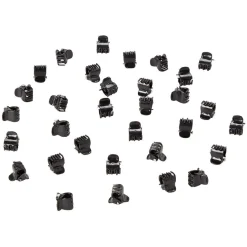 Mini pince plastique noir x32
