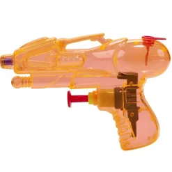 Mini pistolet à eau translucide 11,5x2xH7,5cm (4 pièces)