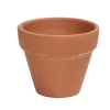 Mini pot rond en terre cuite Ø7xH6cm