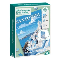 Mini puzzle cadre en carton 150 pièces 16,5x6xH12cm (4 modèles)