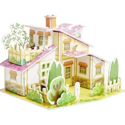Mini Puzzle 3D en carton forme maison 14x21cm