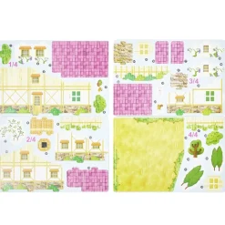 Mini Puzzle 3D en carton forme maison 14x21cm