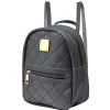 Mini sac à dos femme simili noir 17x8xH20cm < Gifi Sale