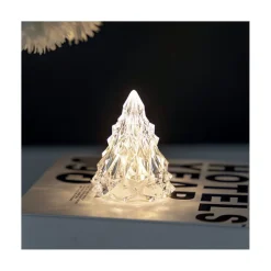 Mini sapin LED façon cristal Ø6xH8cm < Gifi Online