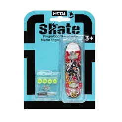 Mini skateboard à doigts L12,5cm (6 modèles)