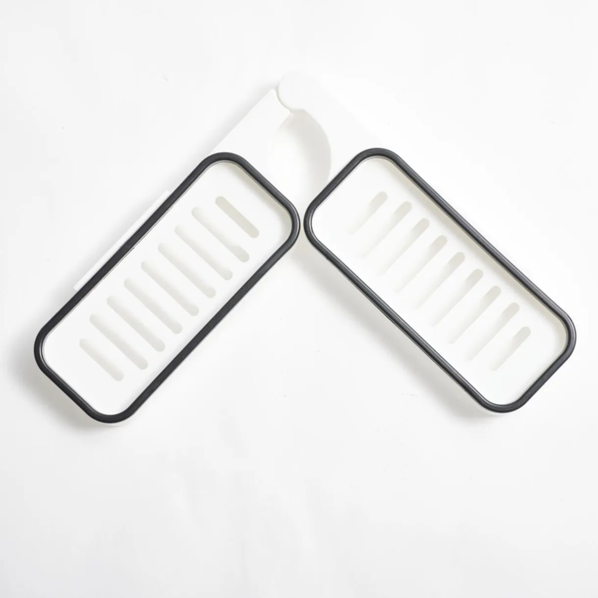 Mini étagère de robinet salle de bain 2en1 plastique blanc 11x63cm < Gifi Hot