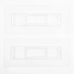 Mini étagère de robinet salle de bain 2en1 plastique blanc 11x63cm < Gifi Hot