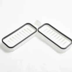 Mini étagère de robinet salle de bain 2en1 plastique blanc 11x63cm < Gifi Hot