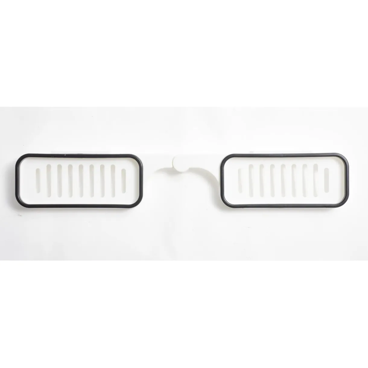 Mini étagère de robinet salle de bain 2en1 plastique blanc 11x63cm < Gifi Hot